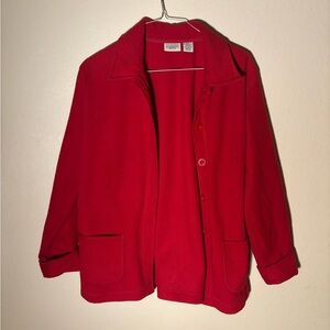 Classic Elements Women's Red Blazer